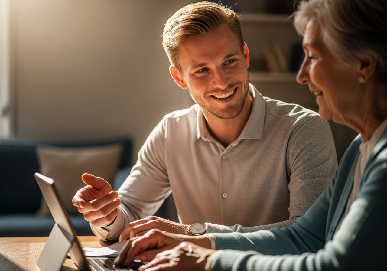 Digitale Unterstützung im persönlichen Gespräch